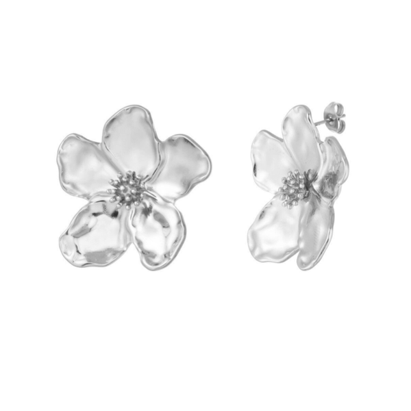 Oorbellen oopsie daisy - zilver