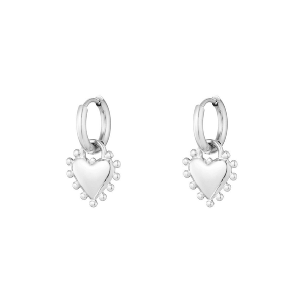 Oorbellen radiant romance - zilver
