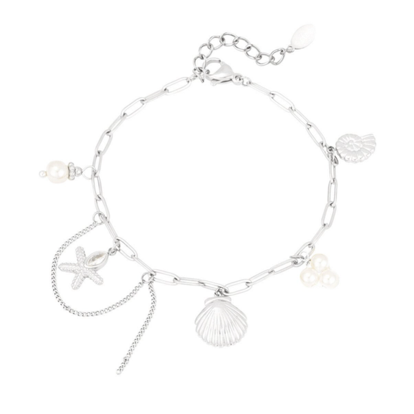 Ocean treasure armband - Zilver