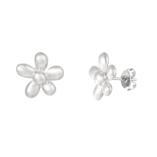 Cute Daisy Flower oorbellen - Zilver
