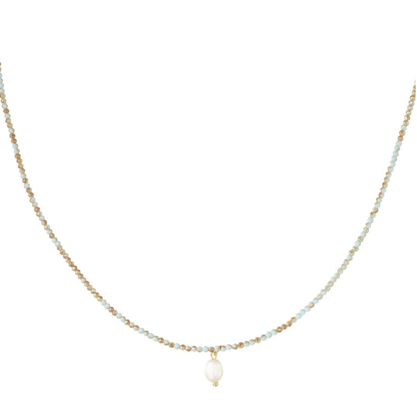 Ketting finest minimalistisch lichtblauw