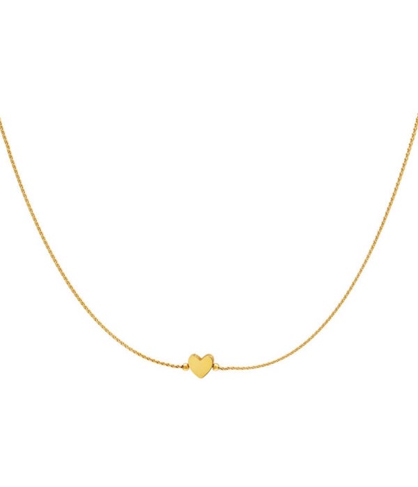 Ketting goud hartje