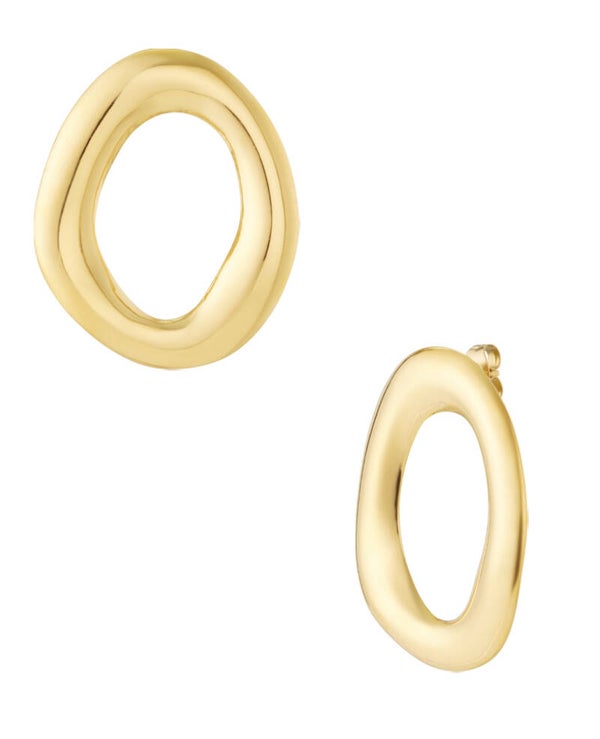 Ovale oorbellen oasis