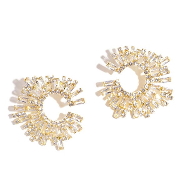 Oorbellen geometrisch elegant Goud