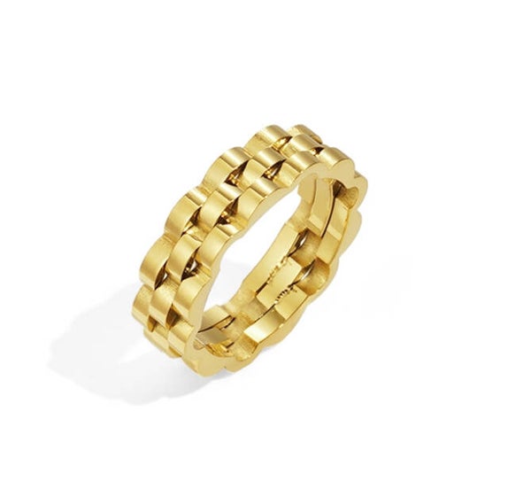 Minimalistische ring goud