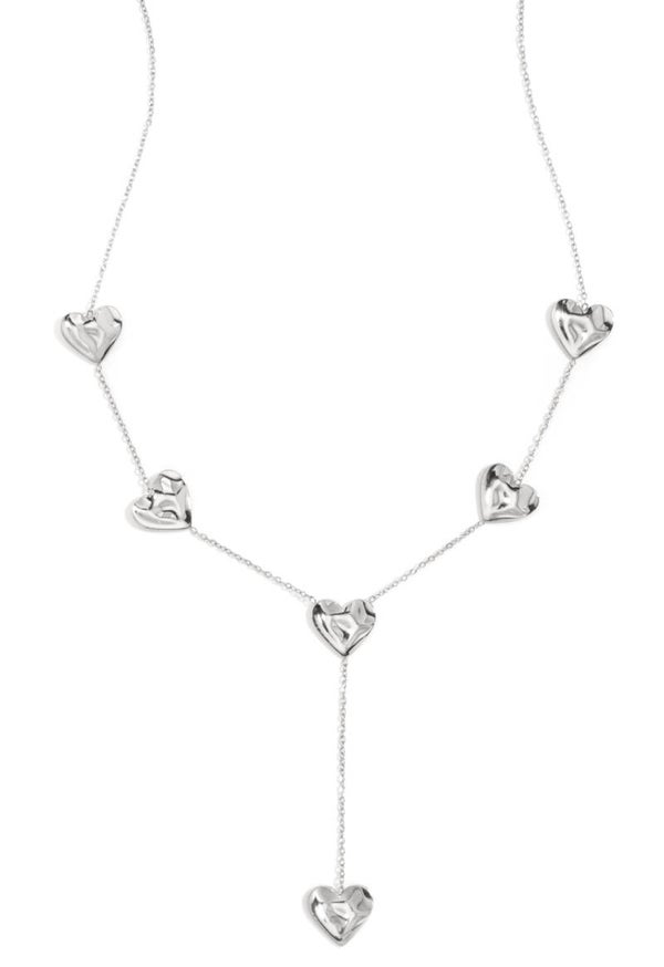 Hangerketting hart zilver