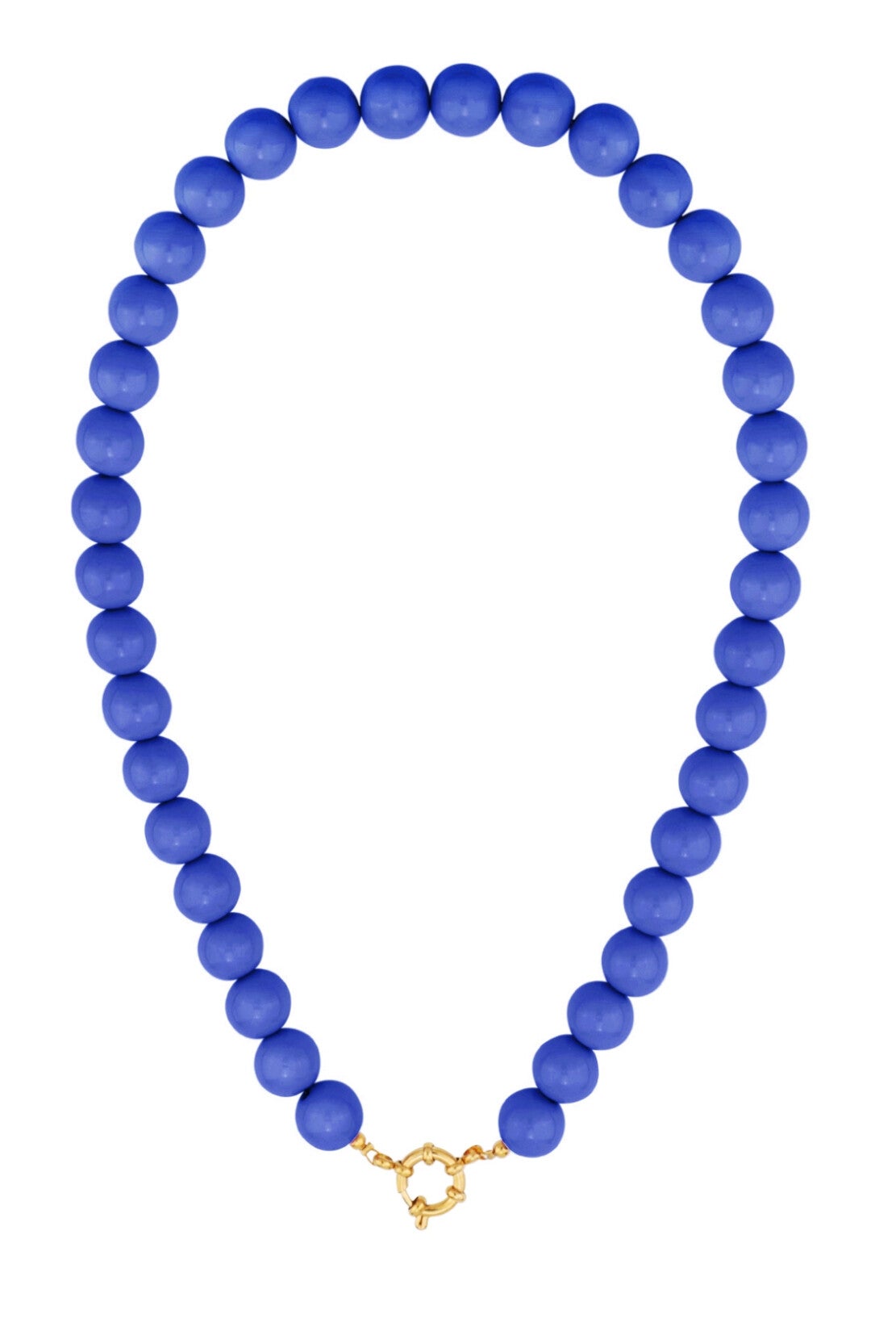 Kleine kralenketting blauw