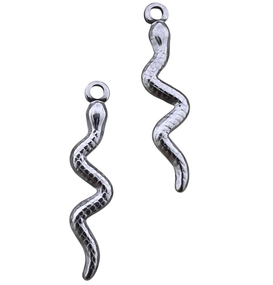 Bedel slang zilver (per stuk)