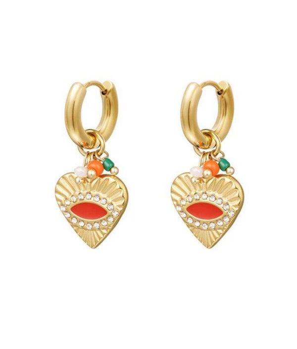 Sunny oorbellen goud