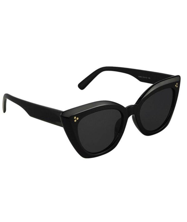 Cat eye zonnebril zwart