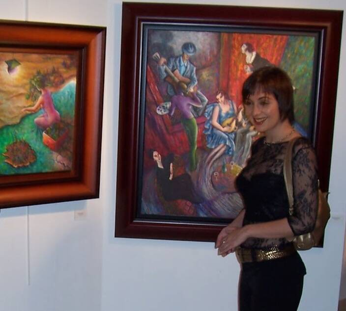 Erika Stanley exposition Sub worlds in Bayamon Puedto Rico