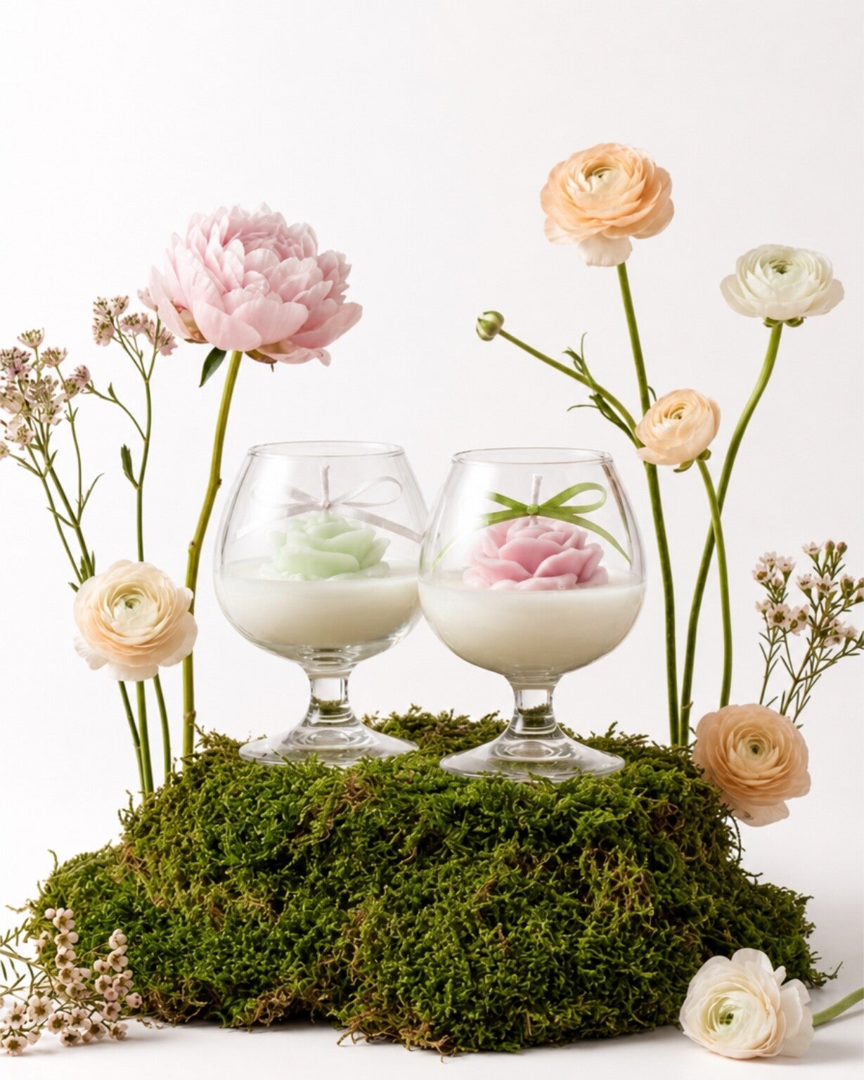 Ljus i litet glas