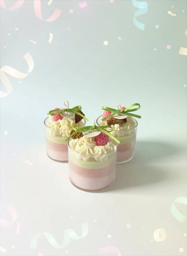 Handgjorda desserter i glasburk
