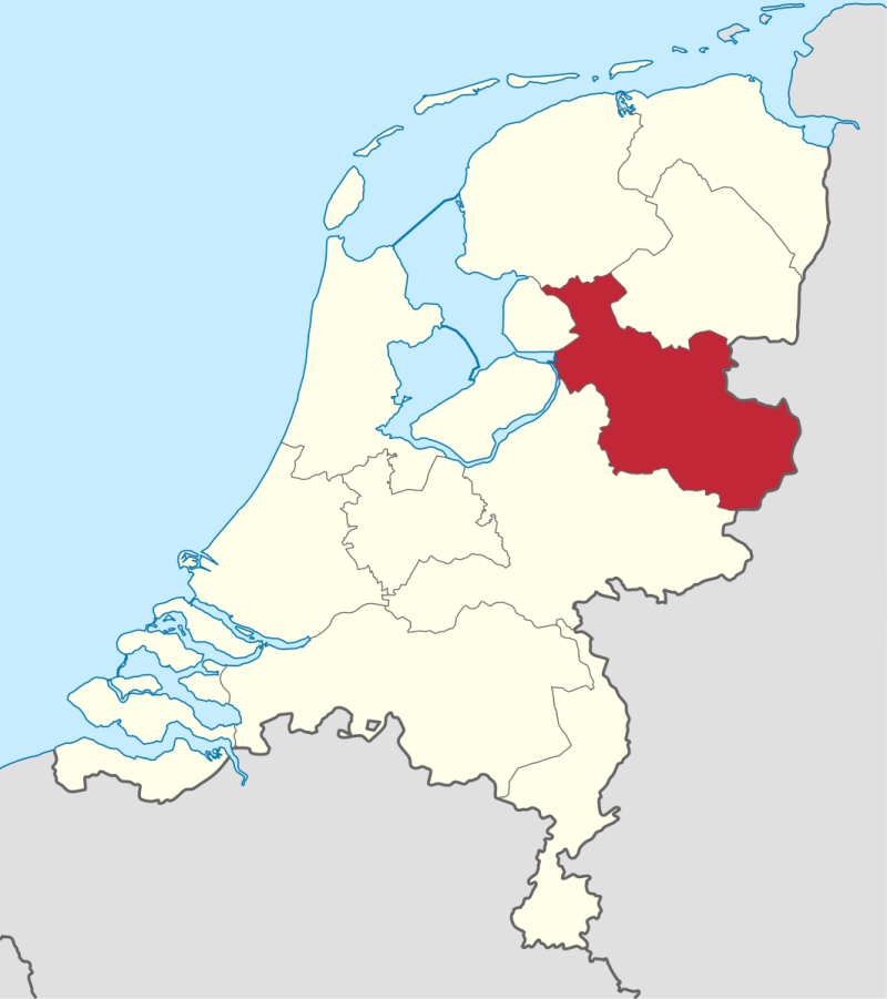 Plaatje van Wikipedia van Overijssel
