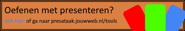 Presataak Presentatietool voor presenteren voorbereiden