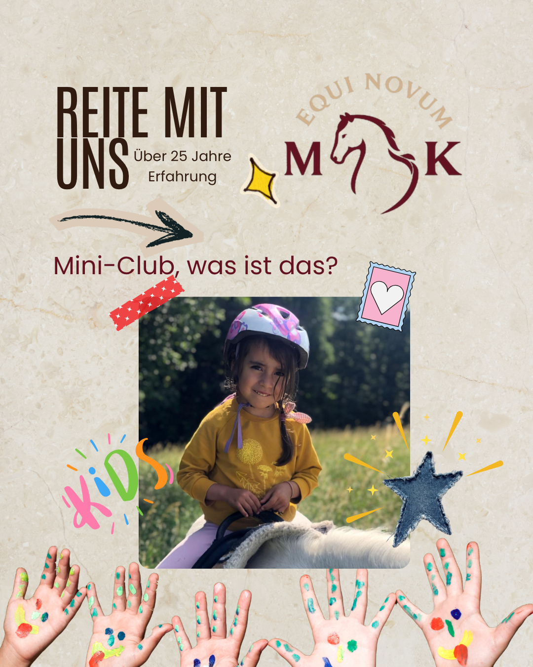 Pony Camp mit Pferden für Kids