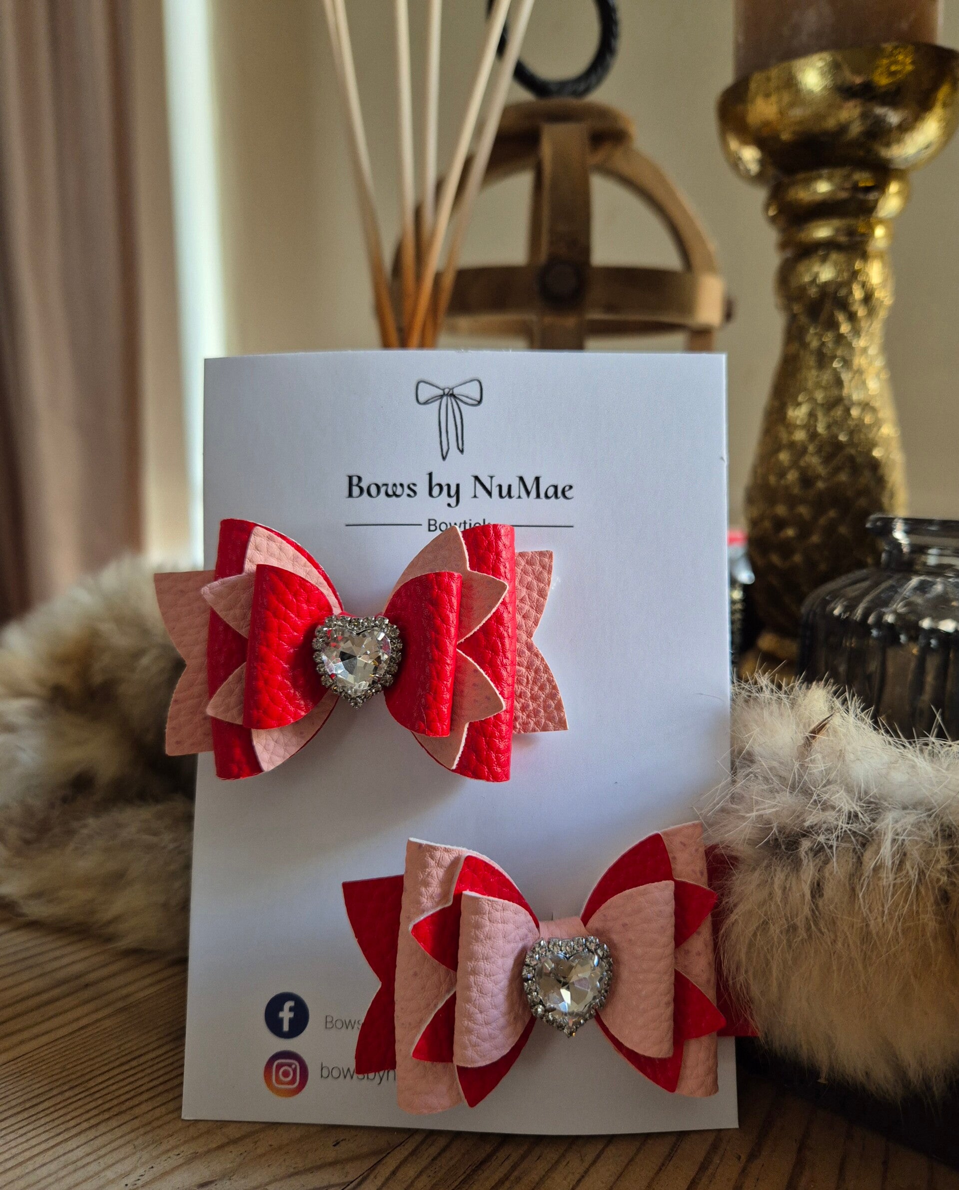 Maeve Bow (rood-roze)