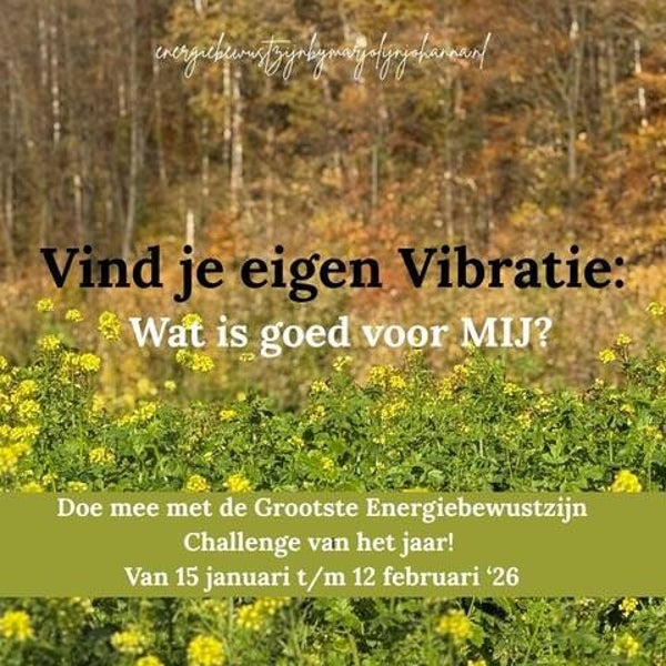 Vind je eigen Vibratie Challenge