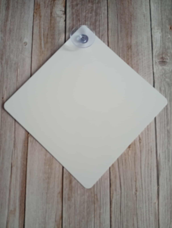 Plaque métal ventouse