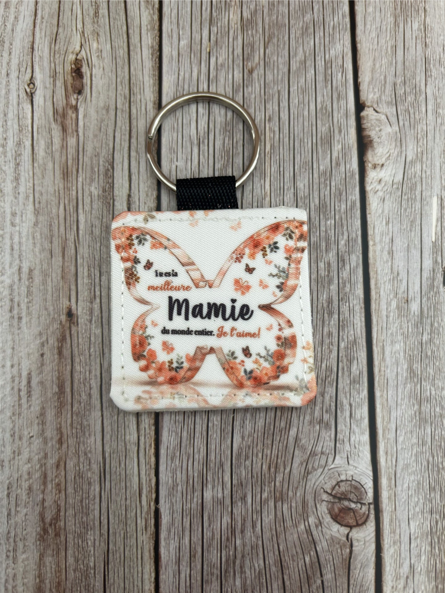 Porte clé paillette