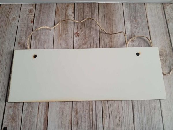 Plaque porte en bois