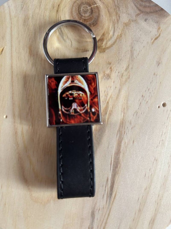 Porte-clé en simili cuir