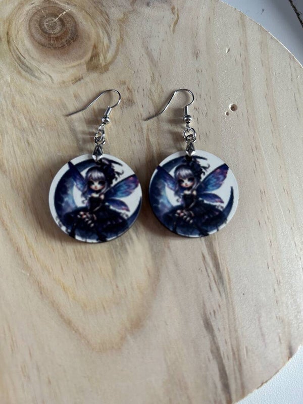 Boucle d'oreille ronde