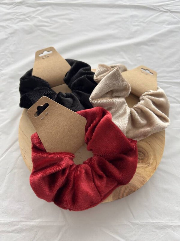 Chouchou en velour enfant