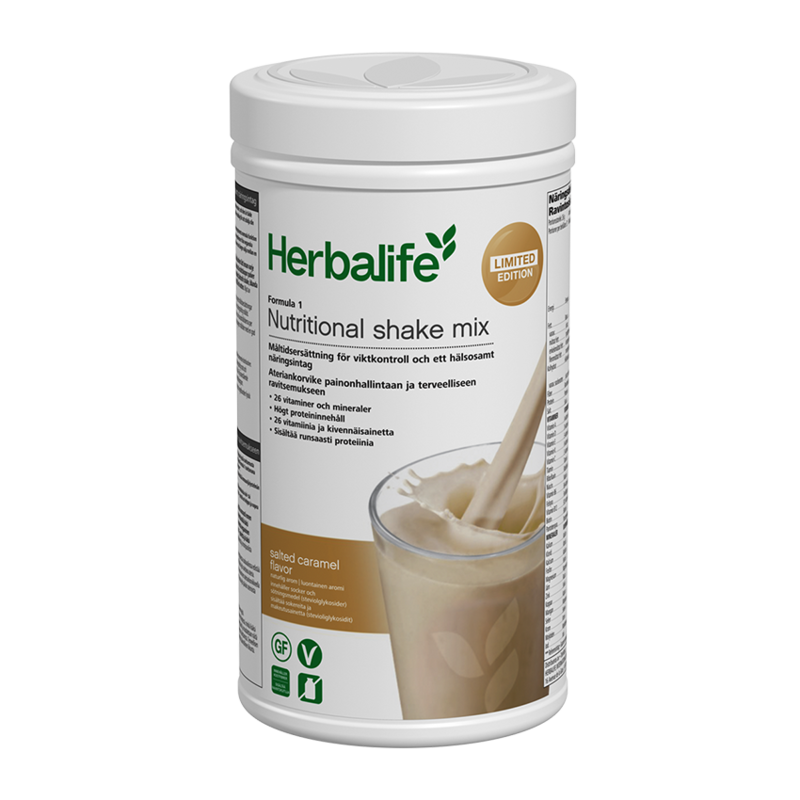 Herbalife Formula 1  Salted Caramell  550 gram 21 portioner Limited Edition