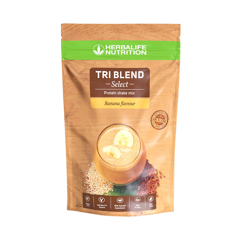 Tri Blend Banana Proteinshake mix 600gram