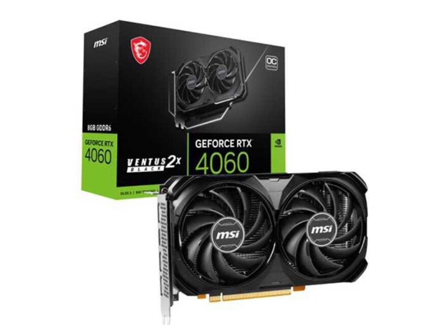 SCHEDA VIDEO V. 8GB MSI RTX 4060 VENTUS 2X BK