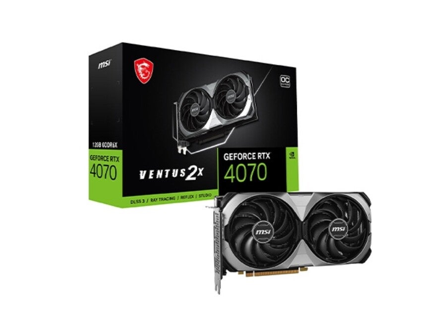 SCHEDA VIDEO V. 12GB MSI RTX 4070 VENTUS 2X BK
