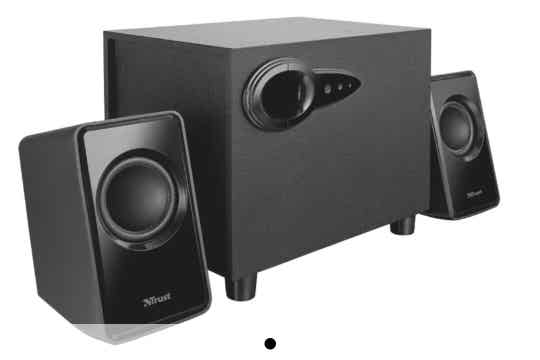 CASSE ACUSTICHE 3 PEZZI CON SUB TRUST 2.1 USBSPEAKER SET