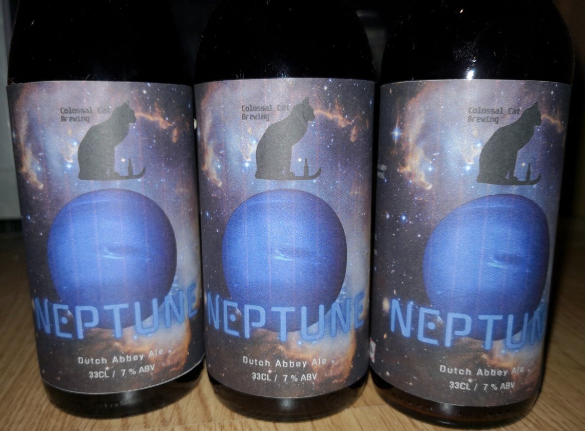 Neptune is in the bottle and Keg! Colossal Cat Brewing
