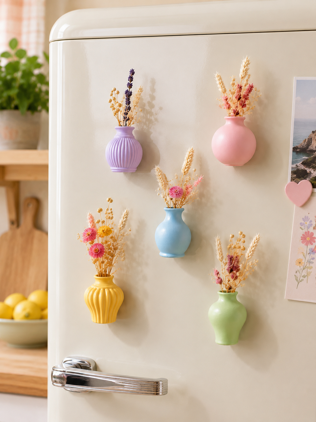 Magnetische mini vaasjes