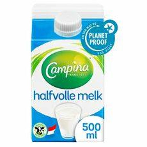 Halfvolle melk ½ liter