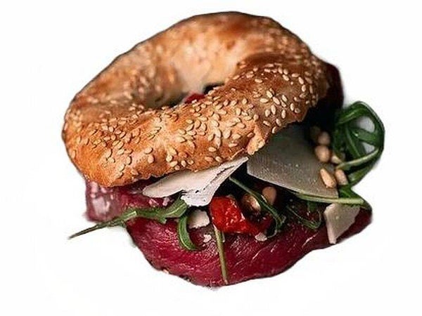Bagel carpaccio