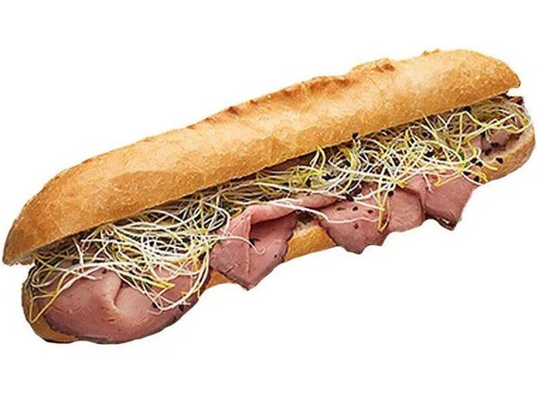 Broodje rosbief ''deluxe''