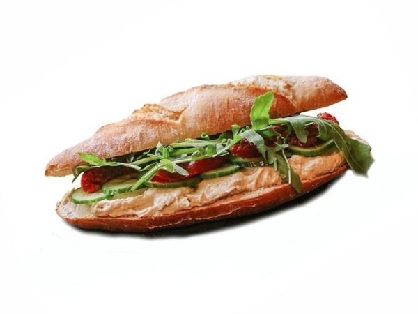 Broodje hummus gezond