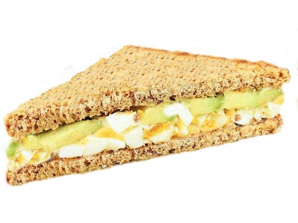 Sandwich eiersalade kip/kaas