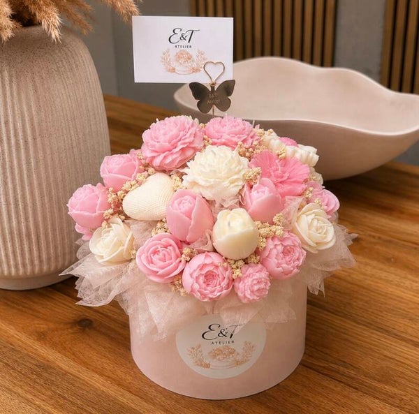 Romantic Blossom Duftkerzen Bouquet (L)