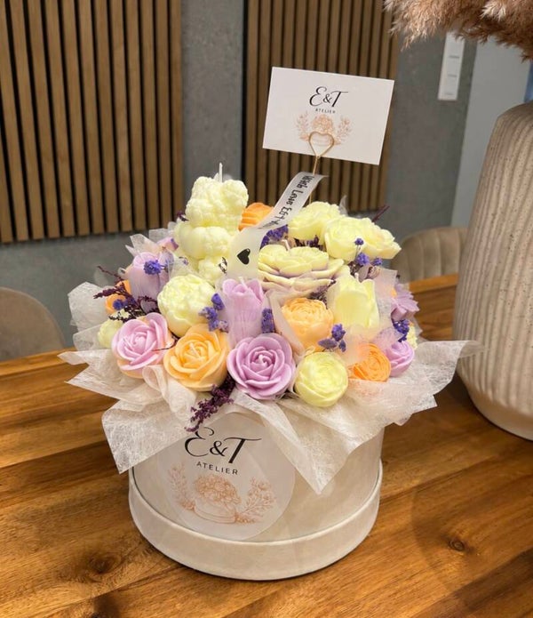 Pastel Dream Duftkerzen Bouquet (L)