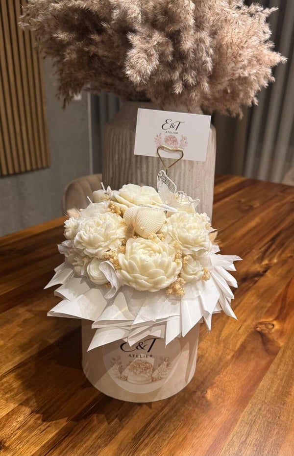 Duftkerzen Bouquet Ivory Butterfly (M)