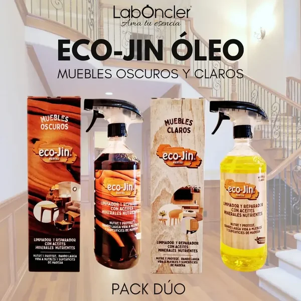 PACK DOBLE ECO-JIN OLEO COMBINABLE 750ML X2 (valido hasta el 2 de Noviembre)
