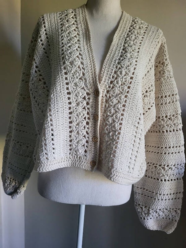 Veste écru