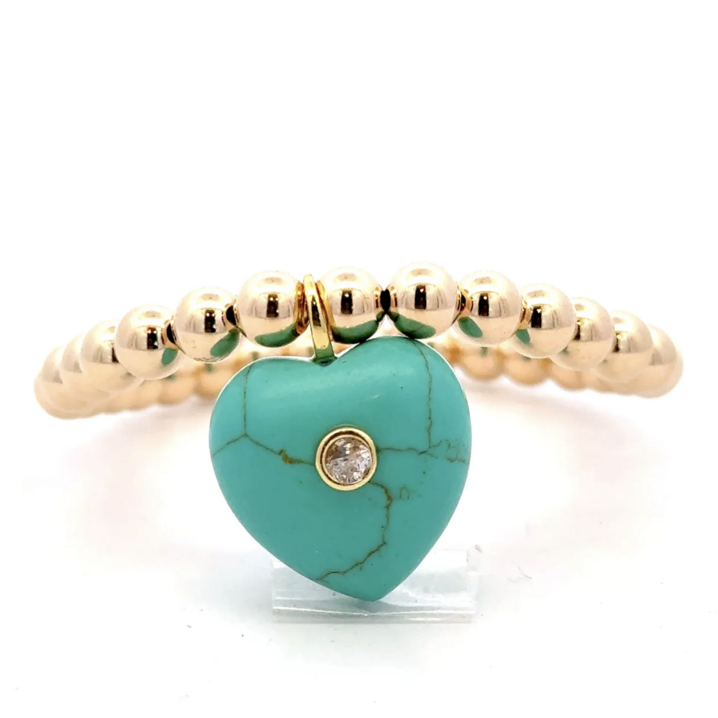 Heart julie turquoise | PScallme bracelet