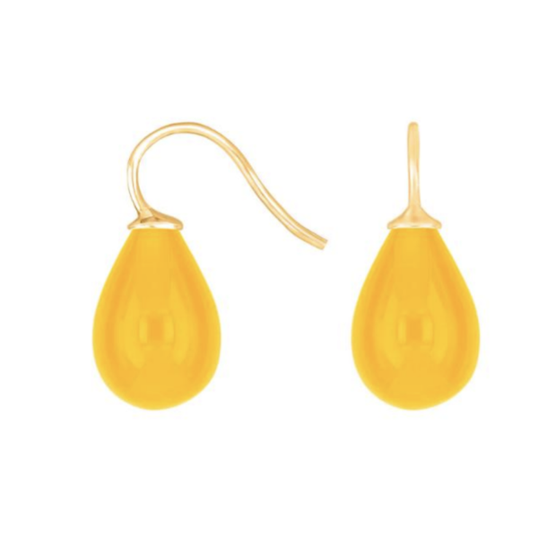 Bohemian quartz glass | Heide H. earrings