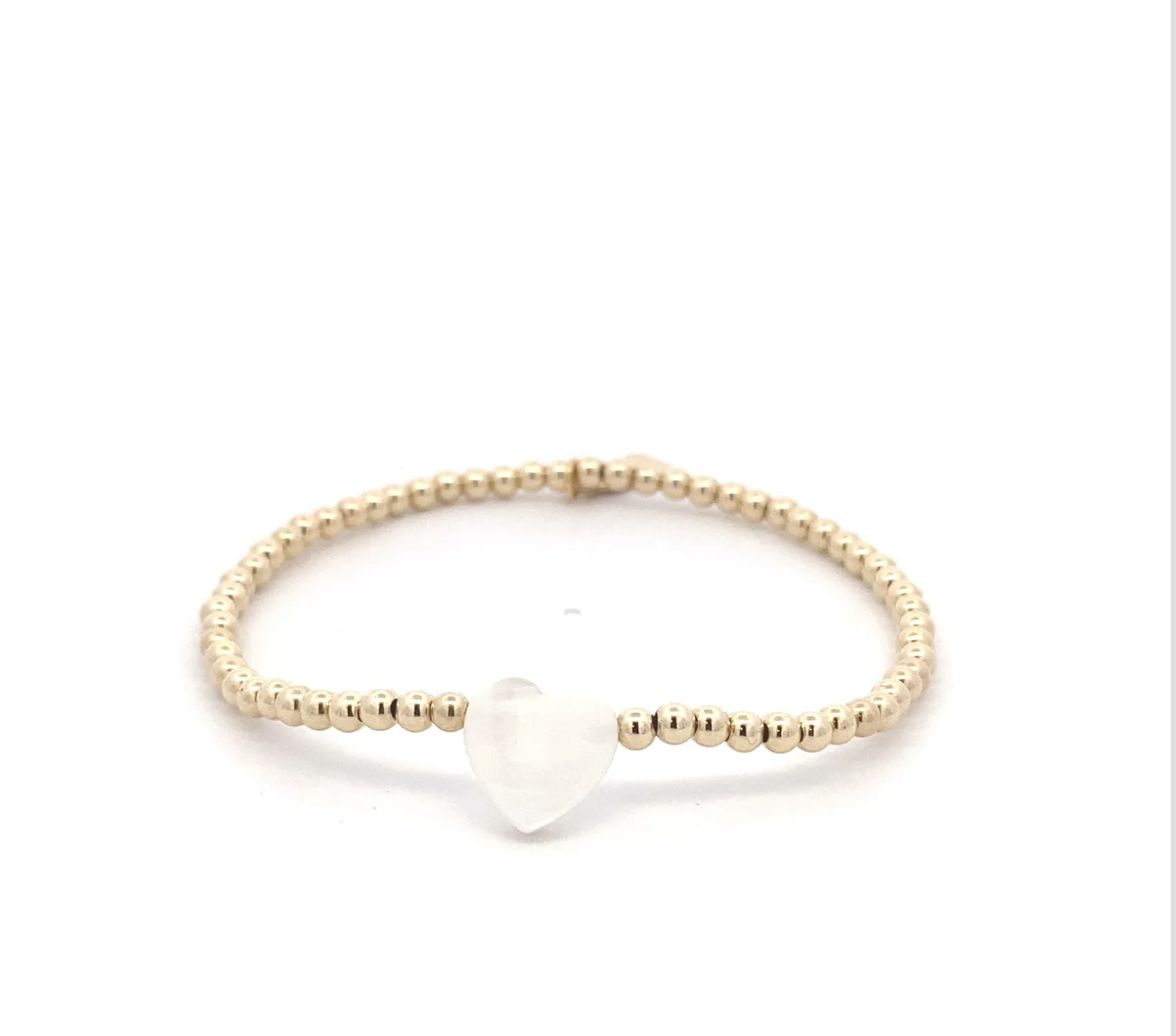 Heart pearl big gold coloured | PScallme bracelet