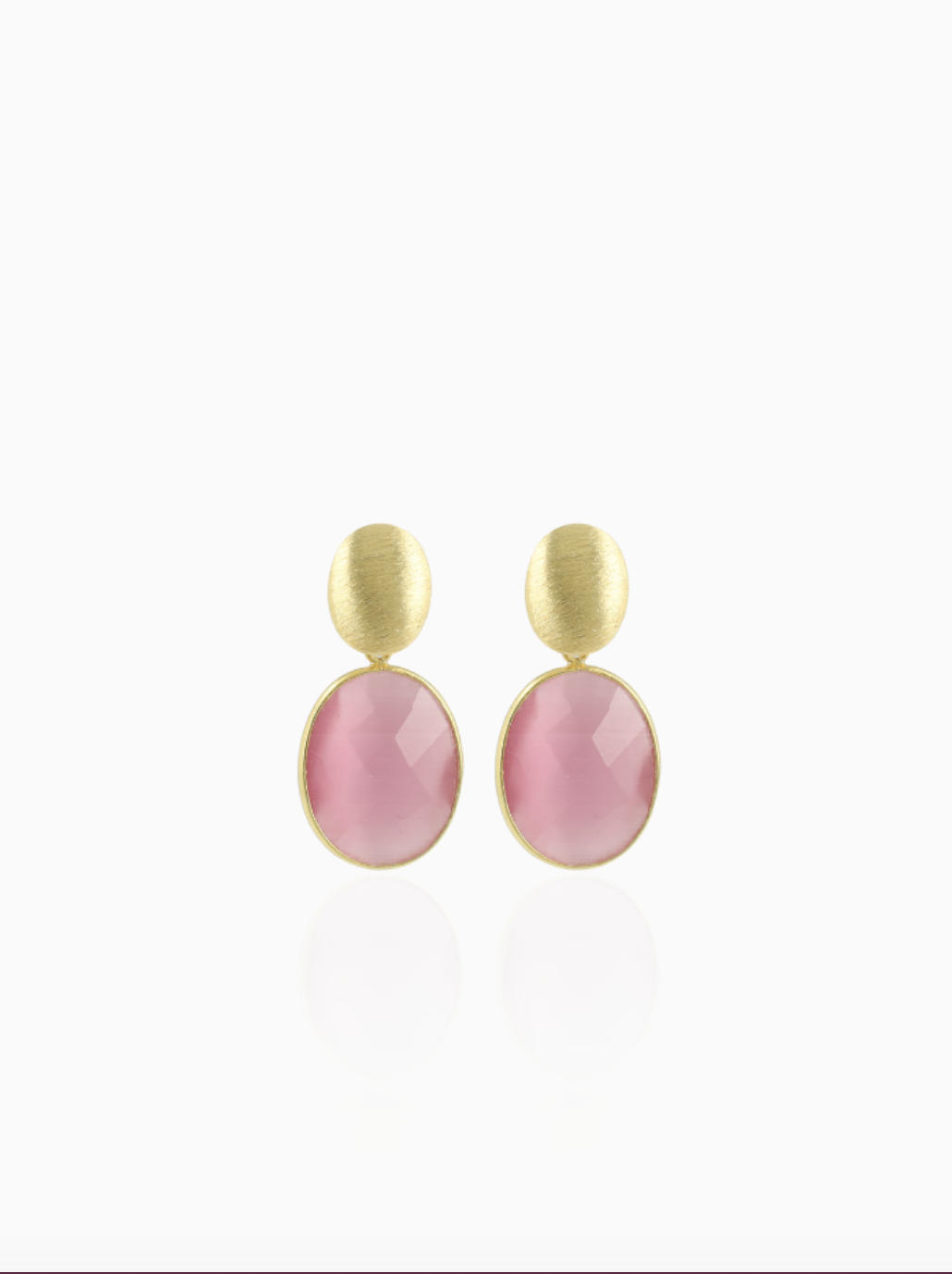 Roze Oorbellen Framed Oval Giorgia | LOTT.gioielli earring