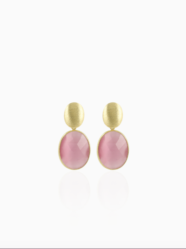 Roze Oorbellen Framed Oval Giorgia | LOTT.gioielli earring